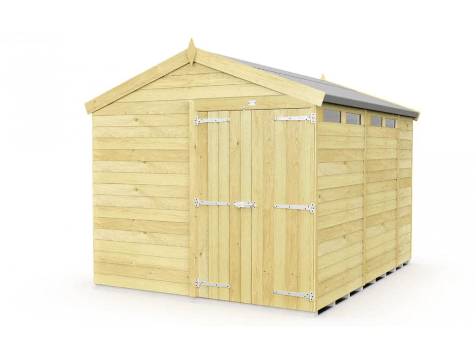 Apex Shed 8ft wide - Image 43